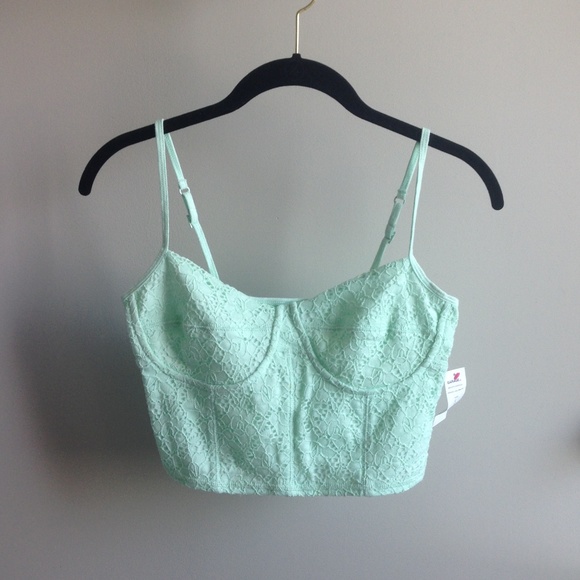 lace bustier bralette